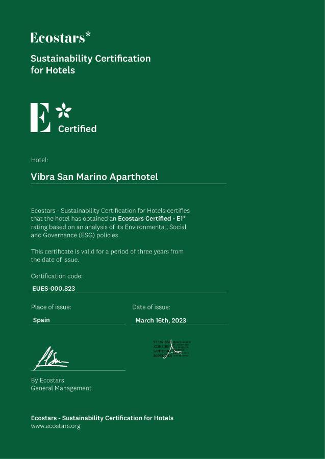 Hotel Apartamentos Vibra San Marino Сан-Антонио-Абад Экстерьер фото